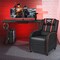 Costway 55'' Gaming Desk T-Shaped Computer Desk w/Full Desk Mouse Pad&Gaming Handle Rack
